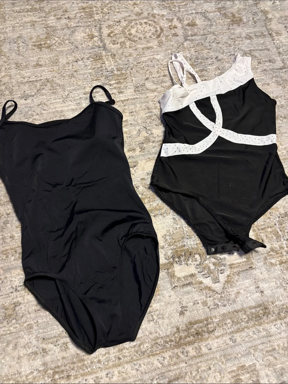 Black & White Kids leotard/ dance set